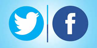 Twitter y Facebook